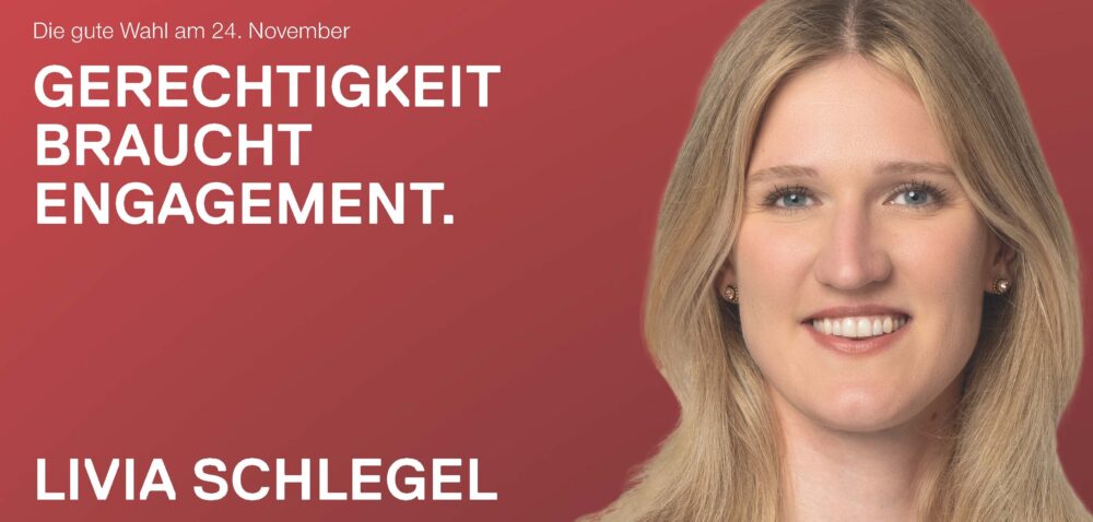 Livia Schlegel als Bezirksrichterin wählen